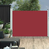 VidaXL Garden screen Extendable 120x500 cm Red