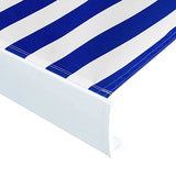 Vidaxl laifeldoek 400x300 cm platno modro in belo
