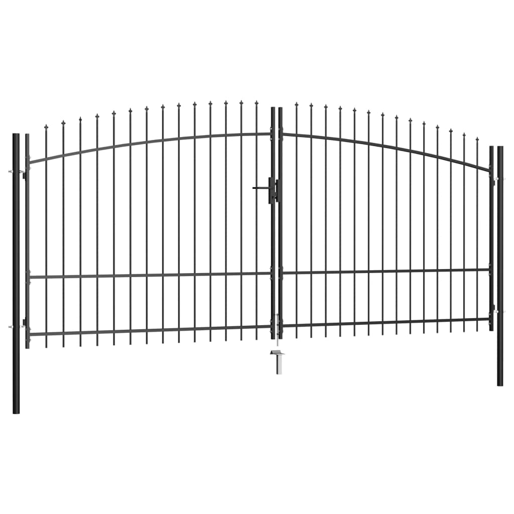 Vidaxl HEK Port Podwójne drzwi z włócznią 400x225 cm