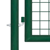 VidaXL Mesh Gate 390x100 cm Steel Green