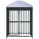 Vidaxl hundkennel för utanför med tak 120x120x150 cm