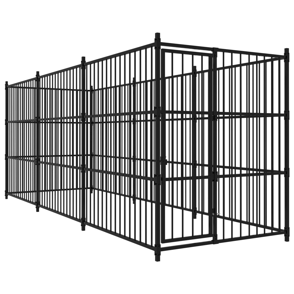 Vidaxl hundkennel för utanför 450x150x185 cm