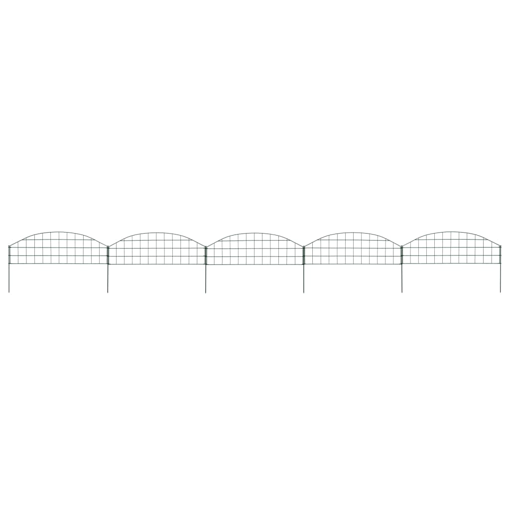 Vidaxl fencing Set Bent 77.3x26 cm gréng