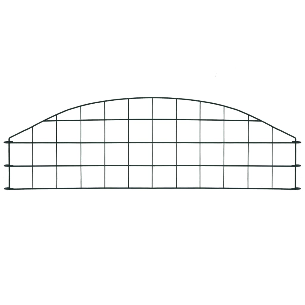 Vidaxl fencing Set Bent 77.3x26 cm gréng
