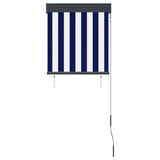 Bidaxl Roller Blind för utanför 60x250 cm blått och vitt