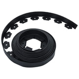 Vidaxl Gazonrand elastyczny z 30 pinami 10 m 5 cm