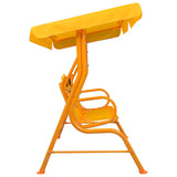 Vidaxl children's swing seat 115x75x110 cm fabric yellow