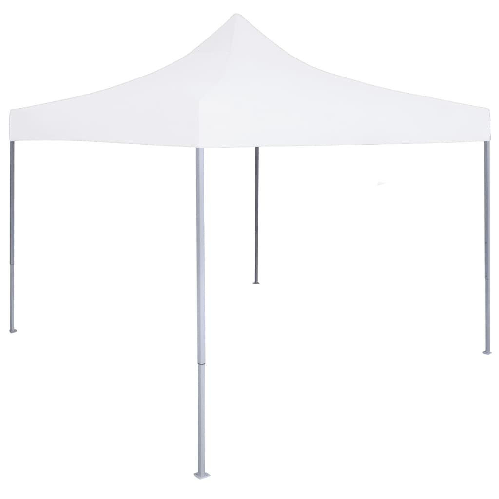 Vidaxl Partytent professionell faltbar 2x2 m Stahlweiß
