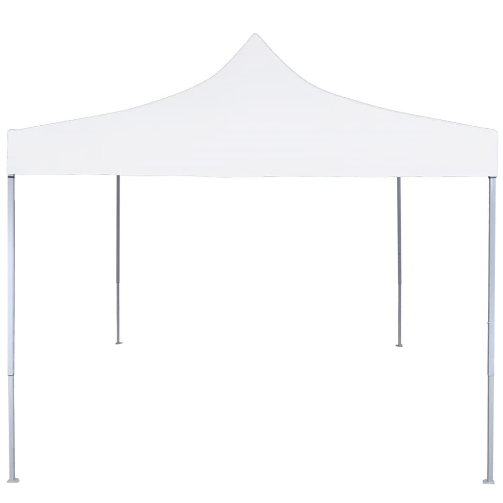Vidaxl Partytent professionell faltbar 2x2 m Stahlweiß