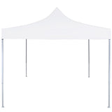 Vidaxl Partytent professionell faltbar 2x2 m Stahlweiß