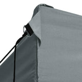 Vidaxl Party tent with 3 side walls collapsable 3x4 m steel anthracite