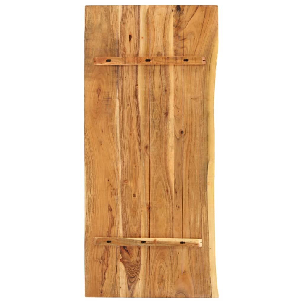 Hoja de Washbasin Vidaxl 140x52x2.5 cm de madera de acacia sólida