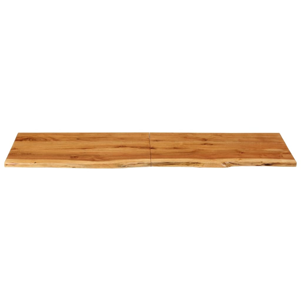 Hoja de Washbasin Vidaxl 140x52x2.5 cm de madera de acacia sólida