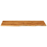 Hoja de Washbasin Vidaxl 140x52x2.5 cm de madera de acacia sólida