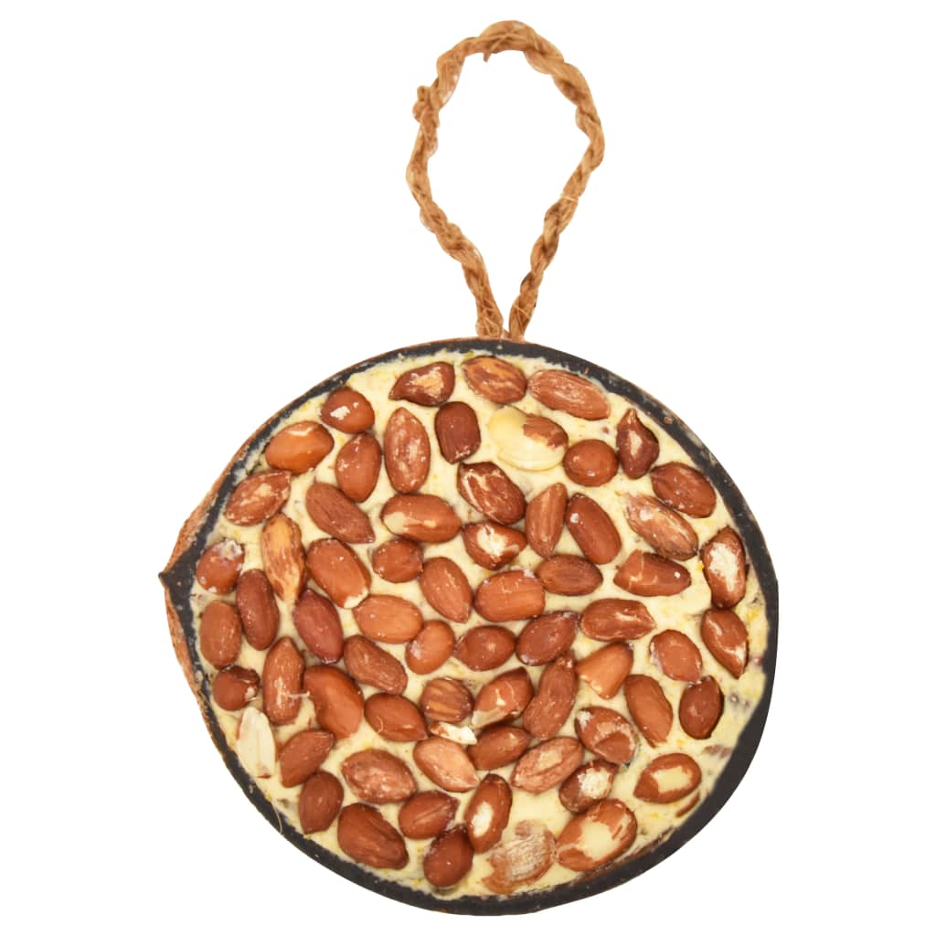 Vidaxl fågelmat fylld halva kokosnötter 10 st 290 g