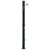 Vidaxl solar shower 20 l 220 cm black