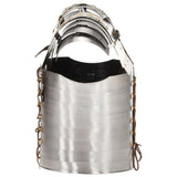 Vidaxl body harnas Roman replica Larp Steel silver colored