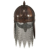 Vidaxl Viking Hełm Replica Larp Steel Copper Colored