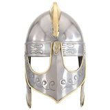 Vidaxl Beowulfhelm Replica Larp Steel Silver colored