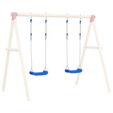 VidaXL Swing seats 2 st with ropes 37x15 cm polyethylene blue