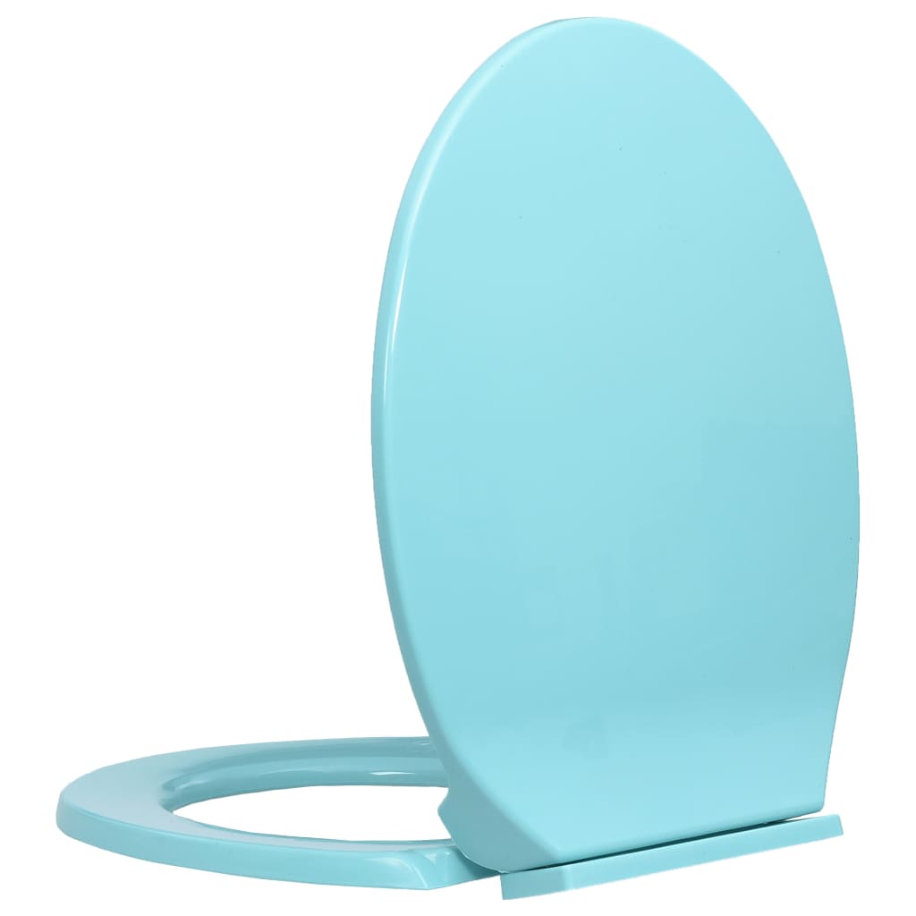 Vidaxl Toilette Sëtz soft-zouen oval gréng