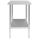 Vidaxl Kitchenwork table 100x60x85 cm Stainless steel