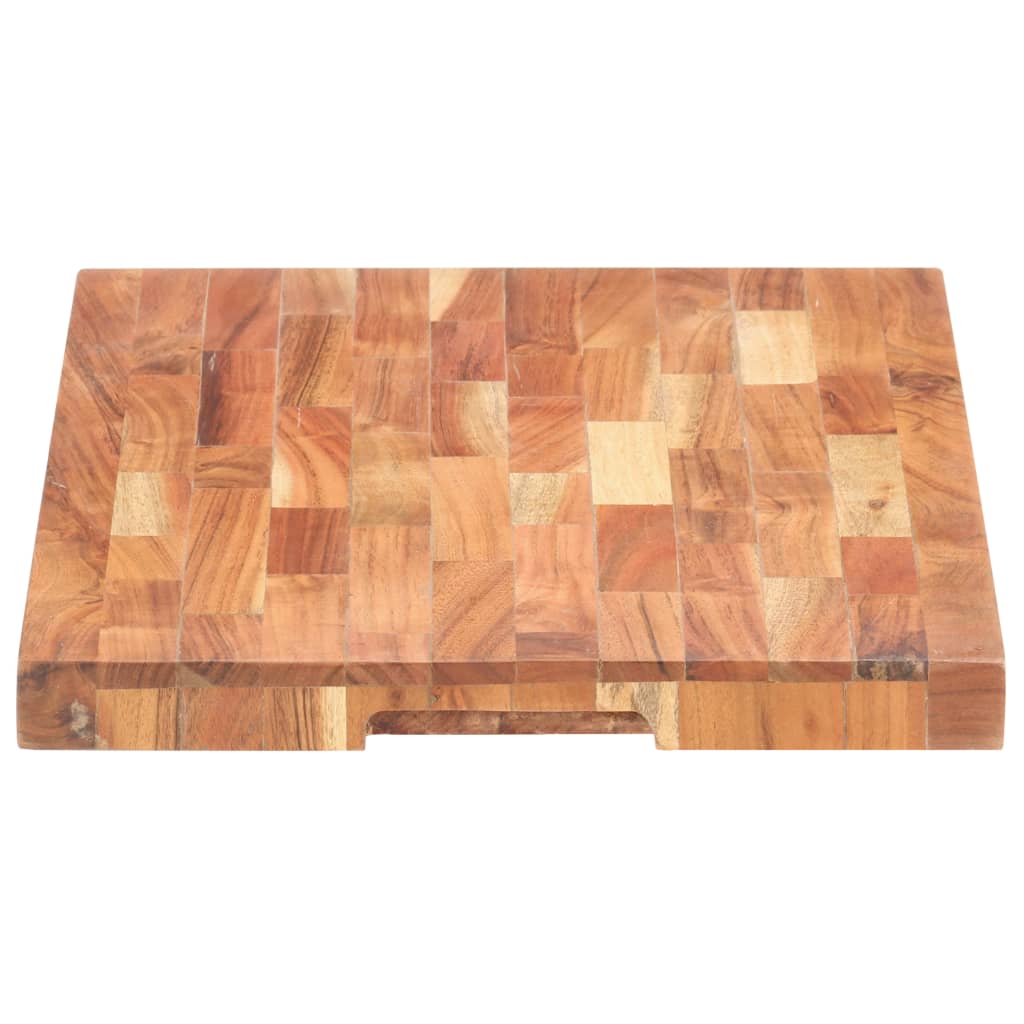 Vidaxl Hakblok 50x35x4 cm Solid Acaciahout