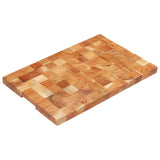 Vidaxl Hakblok 60x40x3.8 cm Solid Acaciahout