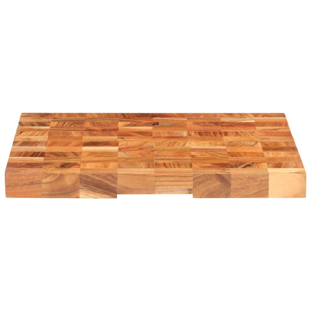 Vidaxl Hakblok 60x40x3.8 cm Solid Acaciahout