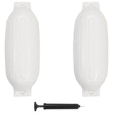 Vidaxl Bootstoot cushions 2 pcs 69x21.5 cm PVC white