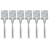 pionnaí talún Vidaxx 6 ríomhaire 14x14x58 cm cruach ghalbhánuithe daite airgid