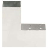 Vidaxl Pile Connections 4 St L-Shape 71x71 mm galvaniseret metal