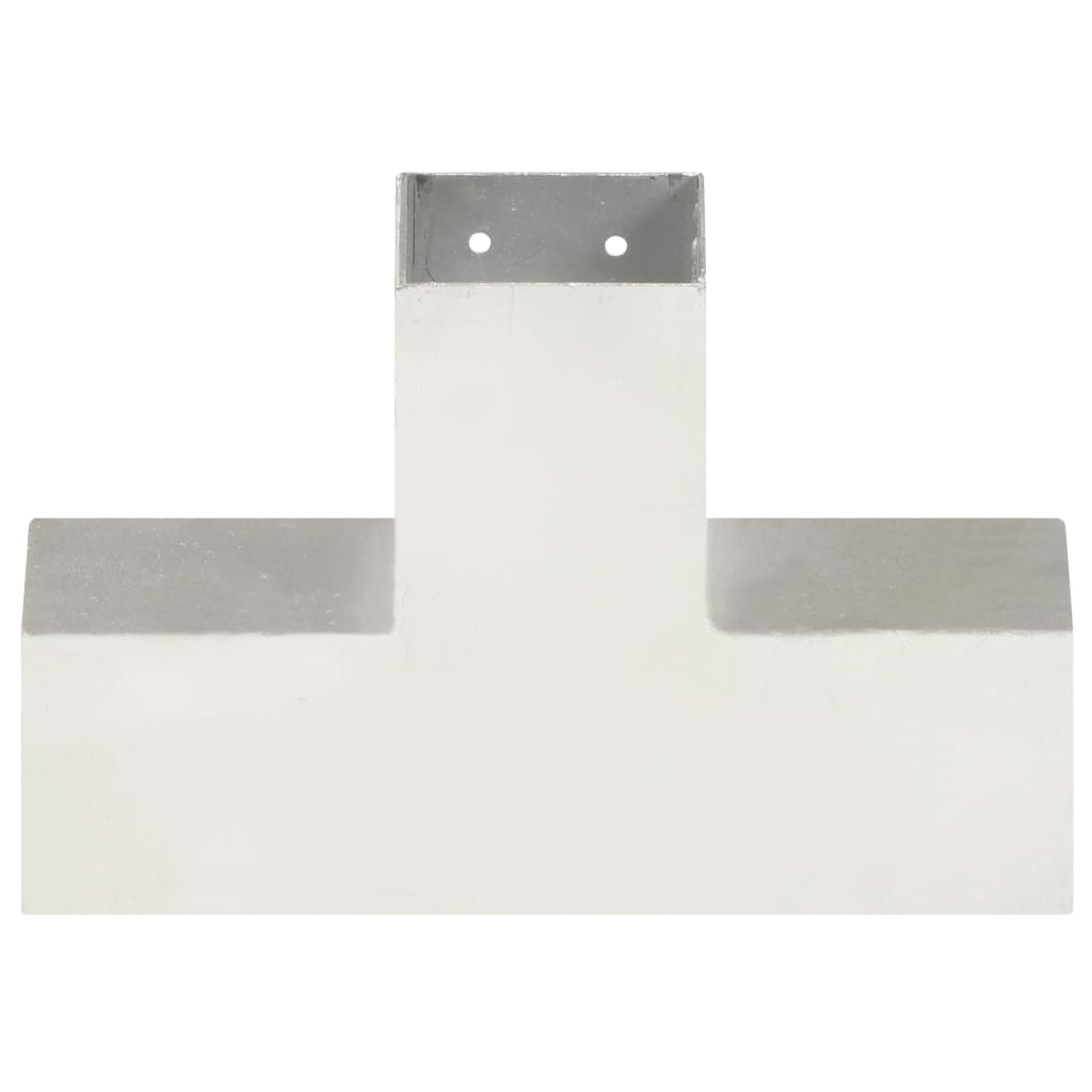 Vidaxl Pale Connection X-Shape 81x81 mm Métal galvanisé