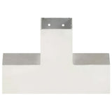 Vidaxl Pale Connection X-Shape 81x81 mm Métal galvanisé