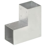 VidaXL PALL CONNECTIONS 4 ST L-shape 91x91 mm galvanized metal