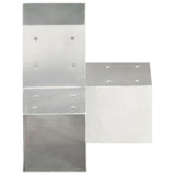 Vidaxl Pale Verbindung Y-Form 91x91 mm galvaniséiert Metal