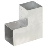 Vidaxl Conexión Pale L Saper 101x101 mm de metal galvanizado