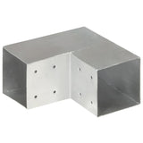 Vidaxl Conexión Pale L Saper 101x101 mm de metal galvanizado