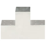 Vidaxl Pale connection T-shape 101x101 mm galvanized metal