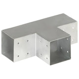 Vidaxl Pale connection T-shape 101x101 mm galvanized metal