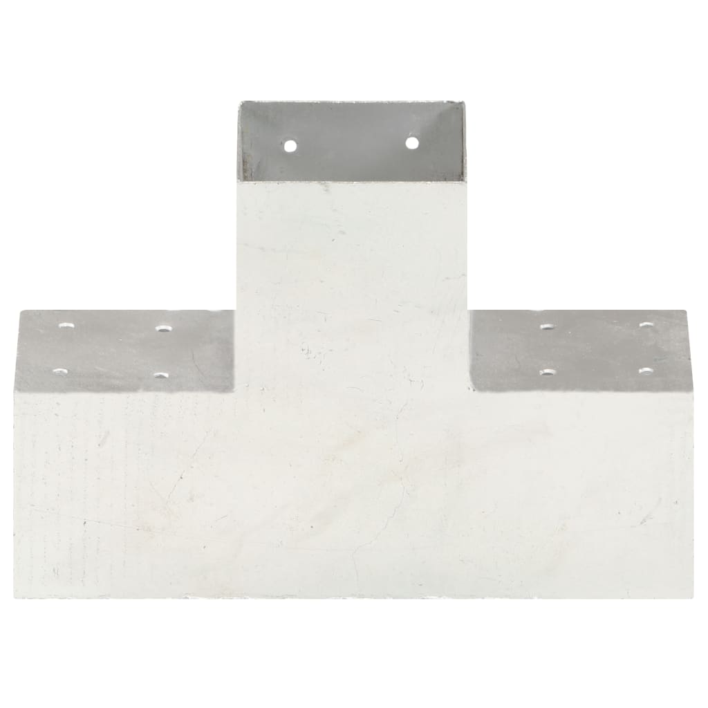 Vidaxl Conexión Pale X-Wape 101x101 mm de metal galvanizado