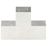 Vidaxl Conexión Pale X-Wape 101x101 mm de metal galvanizado