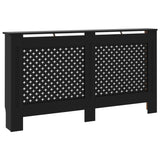Vidaxl radiator cover 152x19x81.5 cm MDF black