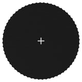 Vidaxl Spring mat for 12 feet 3.66 m round trampoline fabric black
