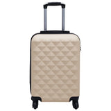 Vidaxl hard suitcase abs gold-colored