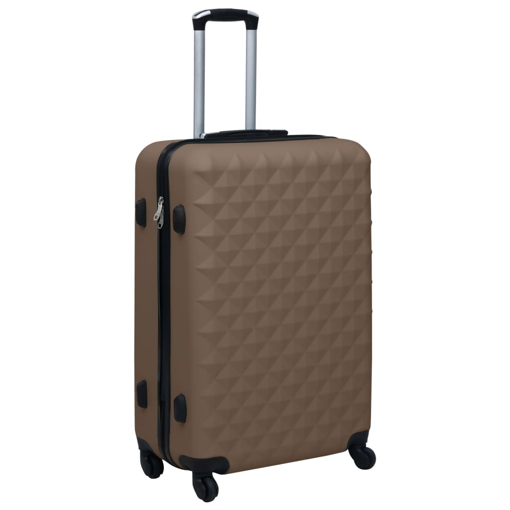 Vidaxl hard suitcase ABS brown