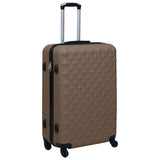 Vidaxl hard suitcase ABS brown