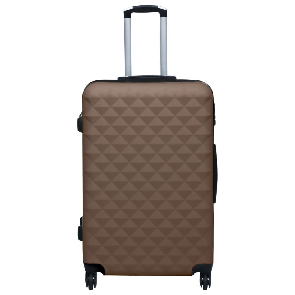 Vidaxl hard suitcase ABS brown