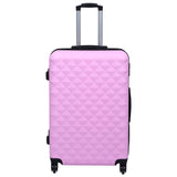 Vidaxl 2-piece hard suitcase set ABS pink
