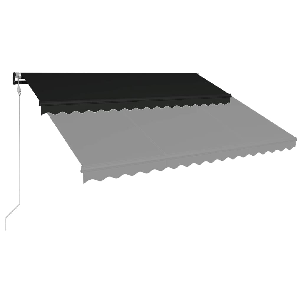 Vidaxl luifel automatycznie rozszerza antracyt 400x300 cm